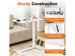 Adjustable Overbed Table with Tilting Desktop