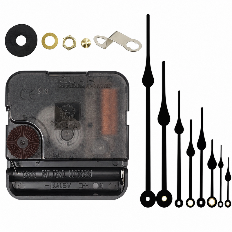 Silent Quartz Clock Mechanism Movement