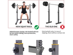 Adjustable Barbell Squat Rack Stand