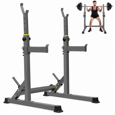 Adjustable Barbell Squat Rack Stand