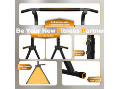 Foldable Power Tower Pull Up Bar Dip Station Bench