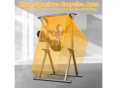 Foldable Power Tower Pull Up Bar Dip Station Bench