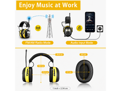 Noise Reduction Hearing Protection Headphones