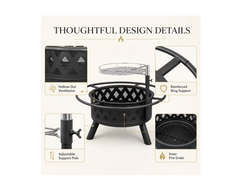 Fire Pit Barbecue Grill