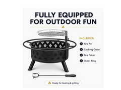 Fire Pit Barbecue Grill