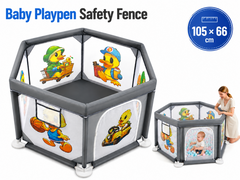 Baby Playpen Grey