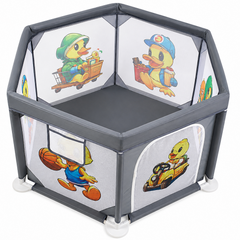 Baby Playpen Grey