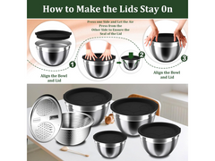 Mixing Bowls with Lids Set