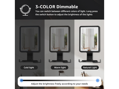 Rechargeable Anti Fog Shaving Mirror