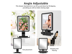 Rechargeable Anti Fog Shaving Mirror