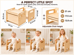 Wooden Activity Table and Chair Set