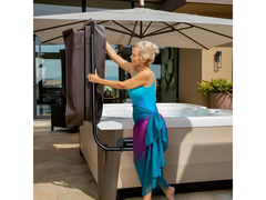 Spa Pool Cover Lifter Cover Caddy