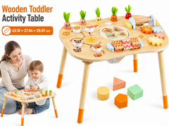 Montessori Sensory Learning Activity Table