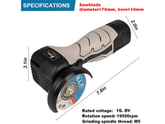 Cordless Electric Angle Grinder