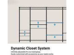 Metal Wardrobe Clothes Rack