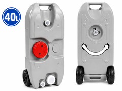 Portable Wheel Water Tank 40L