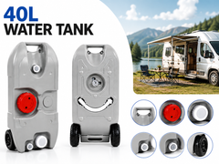 Portable Wheel Water Tank 40L