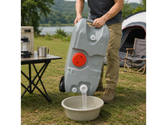 Portable Wheel Water Tank 40L