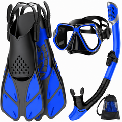 Mask Fins Snorkel Set - Mask Fins Snorkel Set / XL L 42 to 45