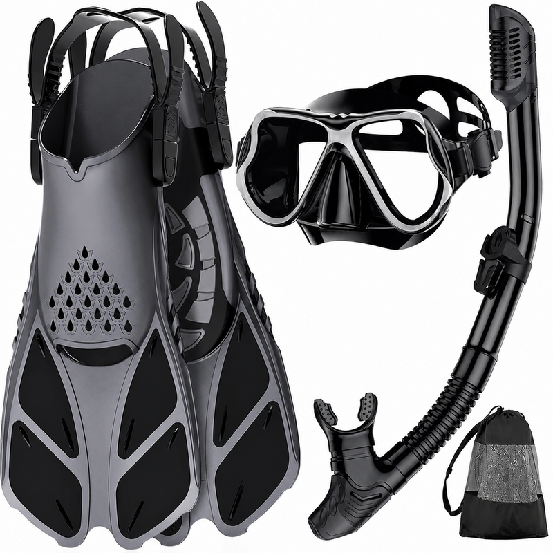 Mask Fins Snorkel Set