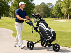 Wheel Golf Trundler Folding Golf Trolley