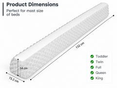 Foam Bed Bumper Non Slip Bed Guard Rail