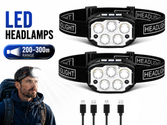 Rechargeable Head Torch Headlamp
