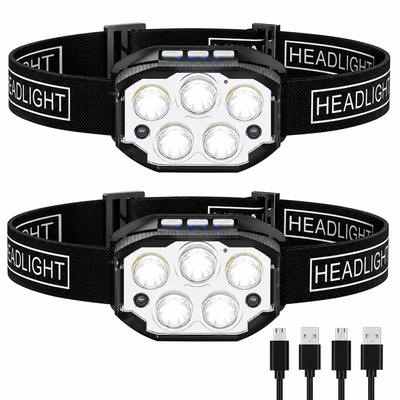 Rechargeable Head Torch Headlamp