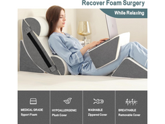 Wedge Pillow Set Memory Foam Bed Cushion