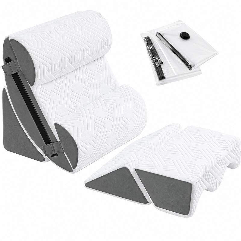 Wedge Pillow Set Memory Foam Bed Cushion
