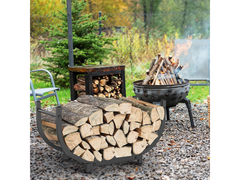 Firewood Log Storage Rack