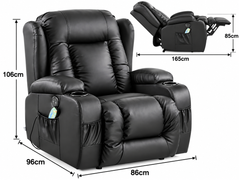 Recliner Chair with Heat Massage