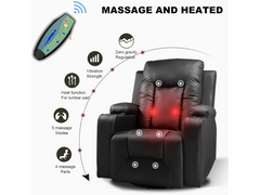 Recliner Chair with Heat Massage