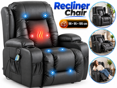 Recliner Chair with Heat Massage