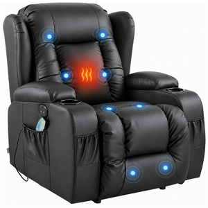 Recliner Chair with Heat Massage