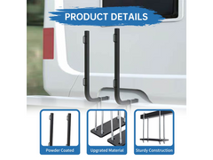 Camper RV Bumper Mount Tote Tank Carrier Rack