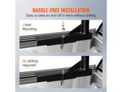 Truck Bed Rack 2 Piece Adjustable Heavy Duty Pickup Rack