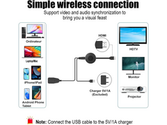 Wireless HDMI Dongle Display Adapter