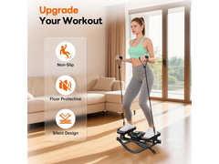 Rock Stepper with Resistance Bands Digital Display