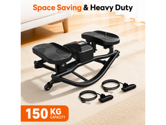 Rock Stepper with Resistance Bands Digital Display