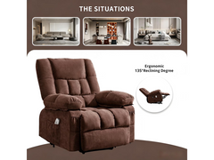 Recliner Chair with Heat Massage