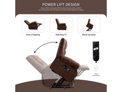 Recliner Chair with Heat Massage