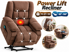Recliner Chair with Heat Massage