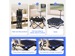 Trampoline Mini Foldable Portable Rebounder