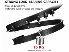 Curtain Track 5M Flexible Curtain Rail with Rollers