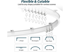 Flexible Curtain Track Set 5M