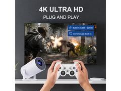 Smart Projector with Retro Games Dual Wireless Controllers