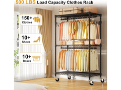 Rolling Clothes Rack
