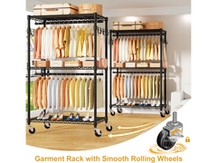 Rolling Clothes Rack