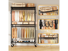 Rolling Clothes Rack